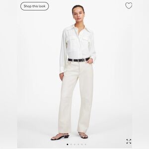 Madewell Darted Barrel Leg Jeans size 26